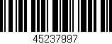 Código de barras (EAN, GTIN, SKU, ISBN): '45237997'