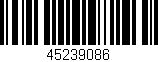 Código de barras (EAN, GTIN, SKU, ISBN): '45239086'