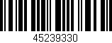 Código de barras (EAN, GTIN, SKU, ISBN): '45239330'