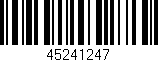 Código de barras (EAN, GTIN, SKU, ISBN): '45241247'