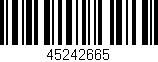 Código de barras (EAN, GTIN, SKU, ISBN): '45242665'