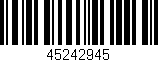 Código de barras (EAN, GTIN, SKU, ISBN): '45242945'
