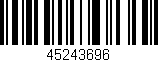 Código de barras (EAN, GTIN, SKU, ISBN): '45243696'