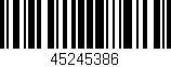 Código de barras (EAN, GTIN, SKU, ISBN): '45245386'