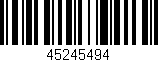 Código de barras (EAN, GTIN, SKU, ISBN): '45245494'