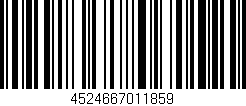 Código de barras (EAN, GTIN, SKU, ISBN): '4524667011859'