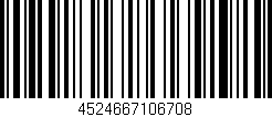 Código de barras (EAN, GTIN, SKU, ISBN): '4524667106708'