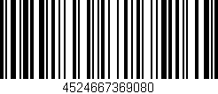 Código de barras (EAN, GTIN, SKU, ISBN): '4524667369080'