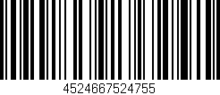 Código de barras (EAN, GTIN, SKU, ISBN): '4524667524755'