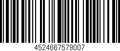 Código de barras (EAN, GTIN, SKU, ISBN): '4524667579007'