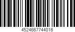 Código de barras (EAN, GTIN, SKU, ISBN): '4524667744016'