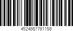 Código de barras (EAN, GTIN, SKU, ISBN): '4524667781158'