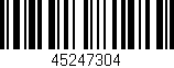 Código de barras (EAN, GTIN, SKU, ISBN): '45247304'