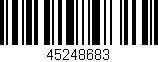 Código de barras (EAN, GTIN, SKU, ISBN): '45248683'