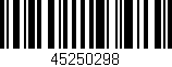 Código de barras (EAN, GTIN, SKU, ISBN): '45250298'