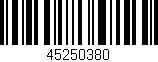 Código de barras (EAN, GTIN, SKU, ISBN): '45250380'