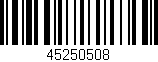 Código de barras (EAN, GTIN, SKU, ISBN): '45250508'