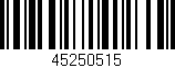 Código de barras (EAN, GTIN, SKU, ISBN): '45250515'