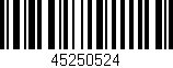 Código de barras (EAN, GTIN, SKU, ISBN): '45250524'