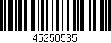 Código de barras (EAN, GTIN, SKU, ISBN): '45250535'