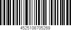 Código de barras (EAN, GTIN, SKU, ISBN): '4525108705269'