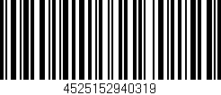 Código de barras (EAN, GTIN, SKU, ISBN): '4525152940319'