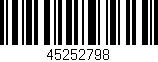 Código de barras (EAN, GTIN, SKU, ISBN): '45252798'
