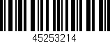 Código de barras (EAN, GTIN, SKU, ISBN): '45253214'