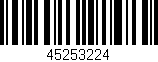 Código de barras (EAN, GTIN, SKU, ISBN): '45253224'