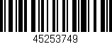 Código de barras (EAN, GTIN, SKU, ISBN): '45253749'