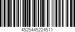 Código de barras (EAN, GTIN, SKU, ISBN): '4525445224511'