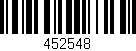 Código de barras (EAN, GTIN, SKU, ISBN): '452548'
