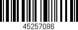 Código de barras (EAN, GTIN, SKU, ISBN): '45257086'