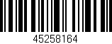 Código de barras (EAN, GTIN, SKU, ISBN): '45258164'