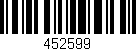 Código de barras (EAN, GTIN, SKU, ISBN): '452599'