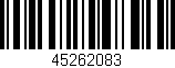 Código de barras (EAN, GTIN, SKU, ISBN): '45262083'