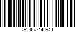 Código de barras (EAN, GTIN, SKU, ISBN): '4526847140540'