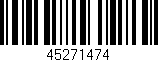 Código de barras (EAN, GTIN, SKU, ISBN): '45271474'
