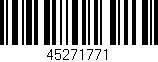 Código de barras (EAN, GTIN, SKU, ISBN): '45271771'