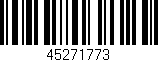 Código de barras (EAN, GTIN, SKU, ISBN): '45271773'