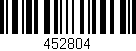 Código de barras (EAN, GTIN, SKU, ISBN): '452804'