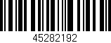 Código de barras (EAN, GTIN, SKU, ISBN): '45282192'