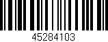Código de barras (EAN, GTIN, SKU, ISBN): '45284103'