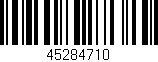 Código de barras (EAN, GTIN, SKU, ISBN): '45284710'