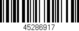 Código de barras (EAN, GTIN, SKU, ISBN): '45286917'