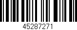 Código de barras (EAN, GTIN, SKU, ISBN): '45287271'