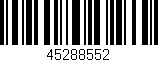 Código de barras (EAN, GTIN, SKU, ISBN): '45288552'