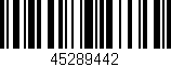 Código de barras (EAN, GTIN, SKU, ISBN): '45289442'