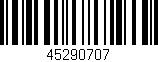 Código de barras (EAN, GTIN, SKU, ISBN): '45290707'