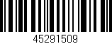 Código de barras (EAN, GTIN, SKU, ISBN): '45291509'
